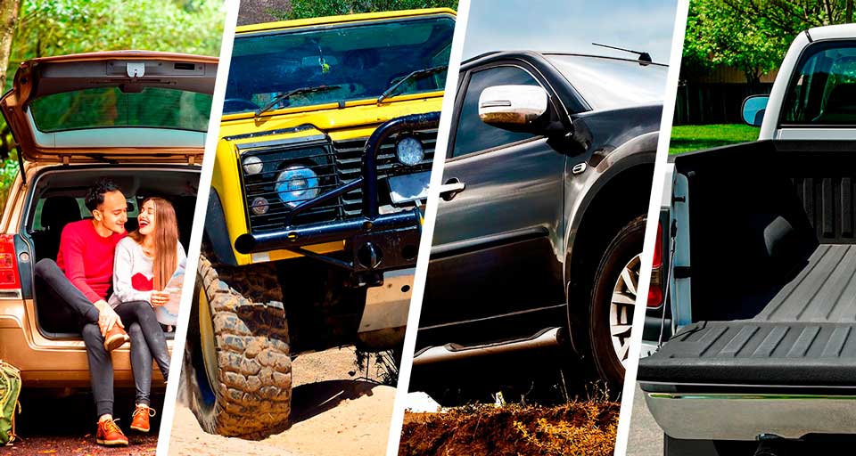 diferentes camionetas